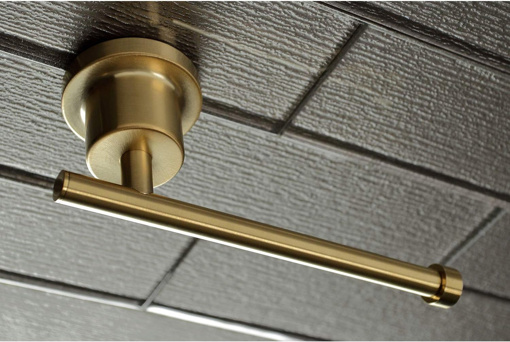 Kingston Brass BAH8213478SB Concord 5-Piece Bathroom Accessory Sets, Brushed Brass