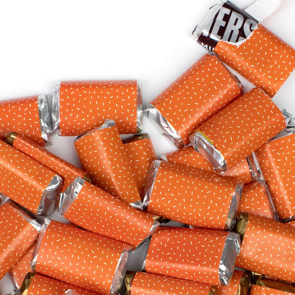 Orange Deluxe Bulk Candy Buffet Mix Including Chocolates, Taffy, Gummies, Lollipops & More Assorted Treats - Ideal For Dessert Tables And Party Displays (11.3lbs)