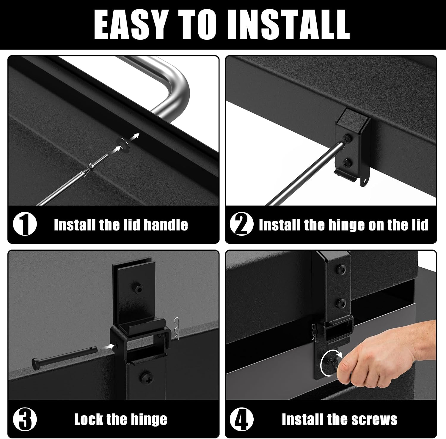 SafBbcue Hinged Lid for Blackstone Griddle 28 in for Blackstone 2206 1517 1853 1605 1803 1839 1856 1885 1924 Hard Cover Hood with Handle Also for Nexgrill and for Member Mark Grill