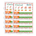 NineLeaf 120 Pcs Lever Wire Connectors Kit, 1/2/3/4/5 Port Combination, Push-in Electrical Wire Nuts AWG 28–12, Reusable Transparent Quick Connectors with Voltage Test Hole,10Set