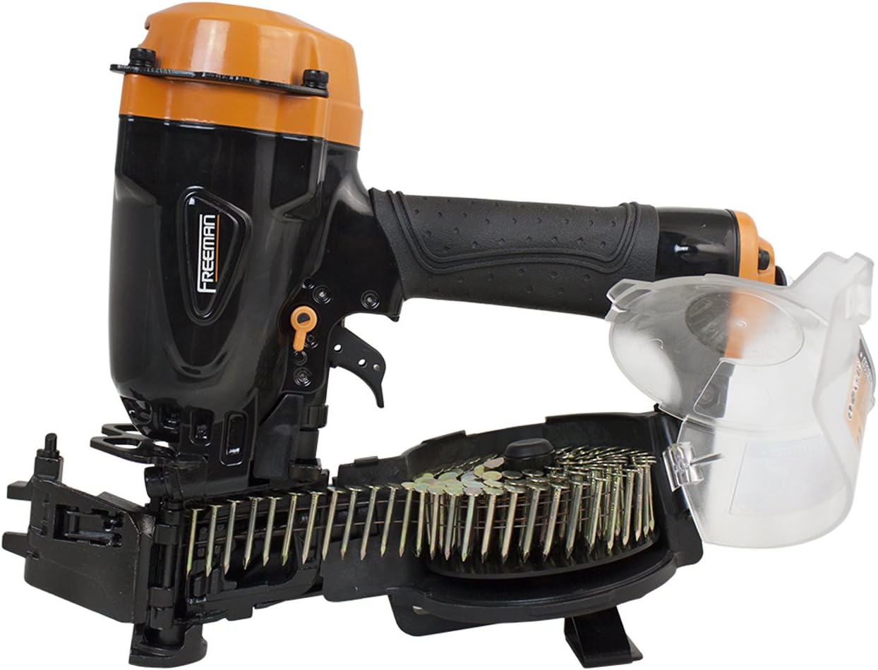 Freeman PCN450 Pneumatic 15 Degree 1-3/4' Rapid Fire Coil Roofing Nailer