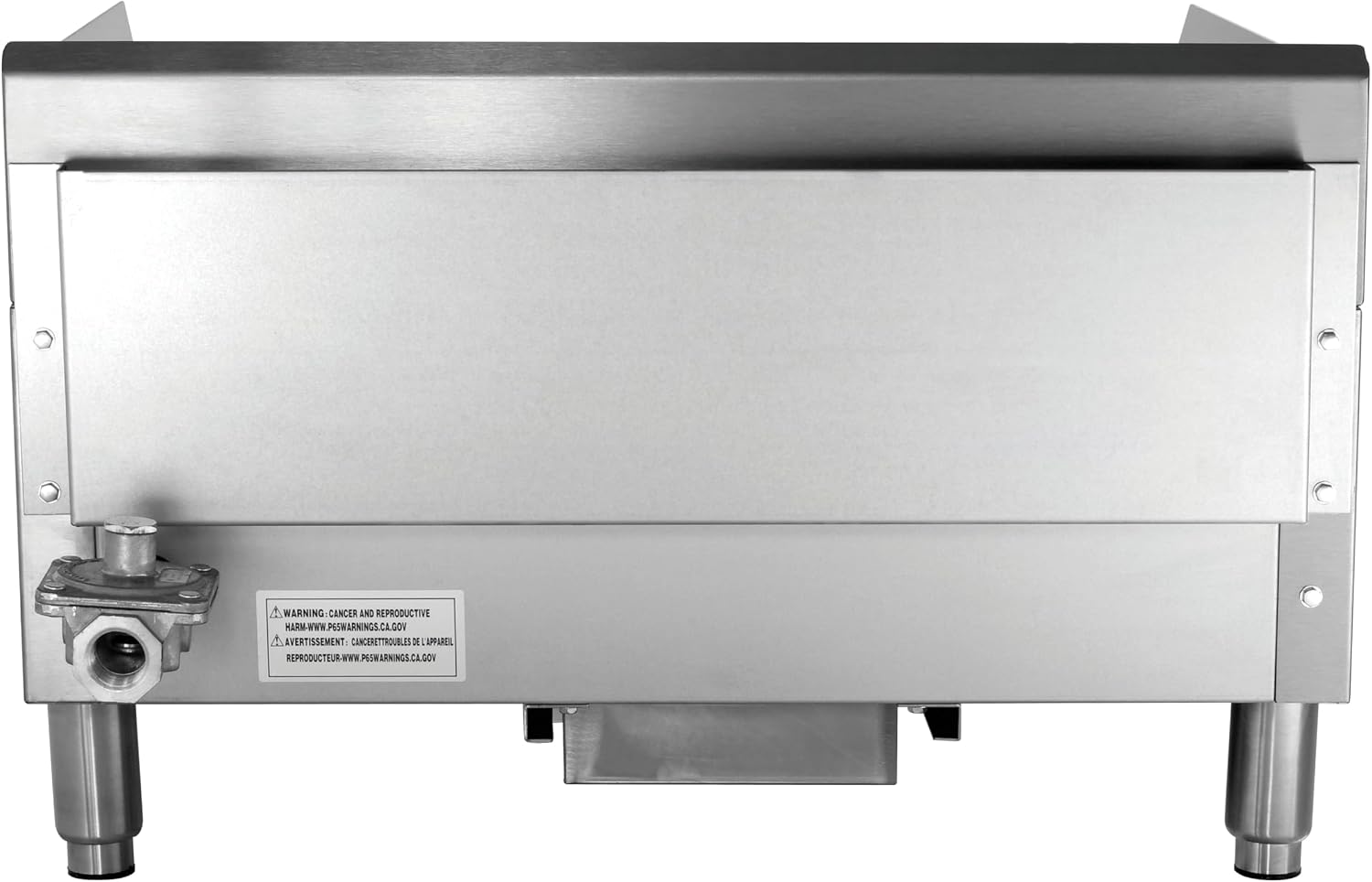 Kratos 24' Wide Commercial Restaurant Gas Countertop Griddle, Thermostatic Controls, 2 Burners, 60,000 BTU Output (29Y-007)
