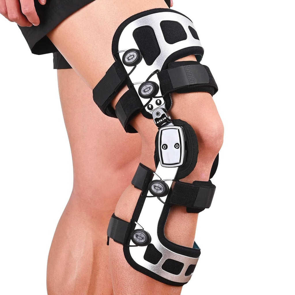 Orthomen OA Knee Brace, Knee Support Brace for Osteoarthritis, Unloading, Arthritis Pain and Knee Support Ideal for Men and Women (XL-Right)