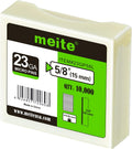 meite 23 Gauge Pin Nails, 5/8-Inch Micro Headless Piner Nails - Galvanized 23GA Pins Nails for Nail Gun, Ideal for Fine Woodworking and Trim Work (1 Case)