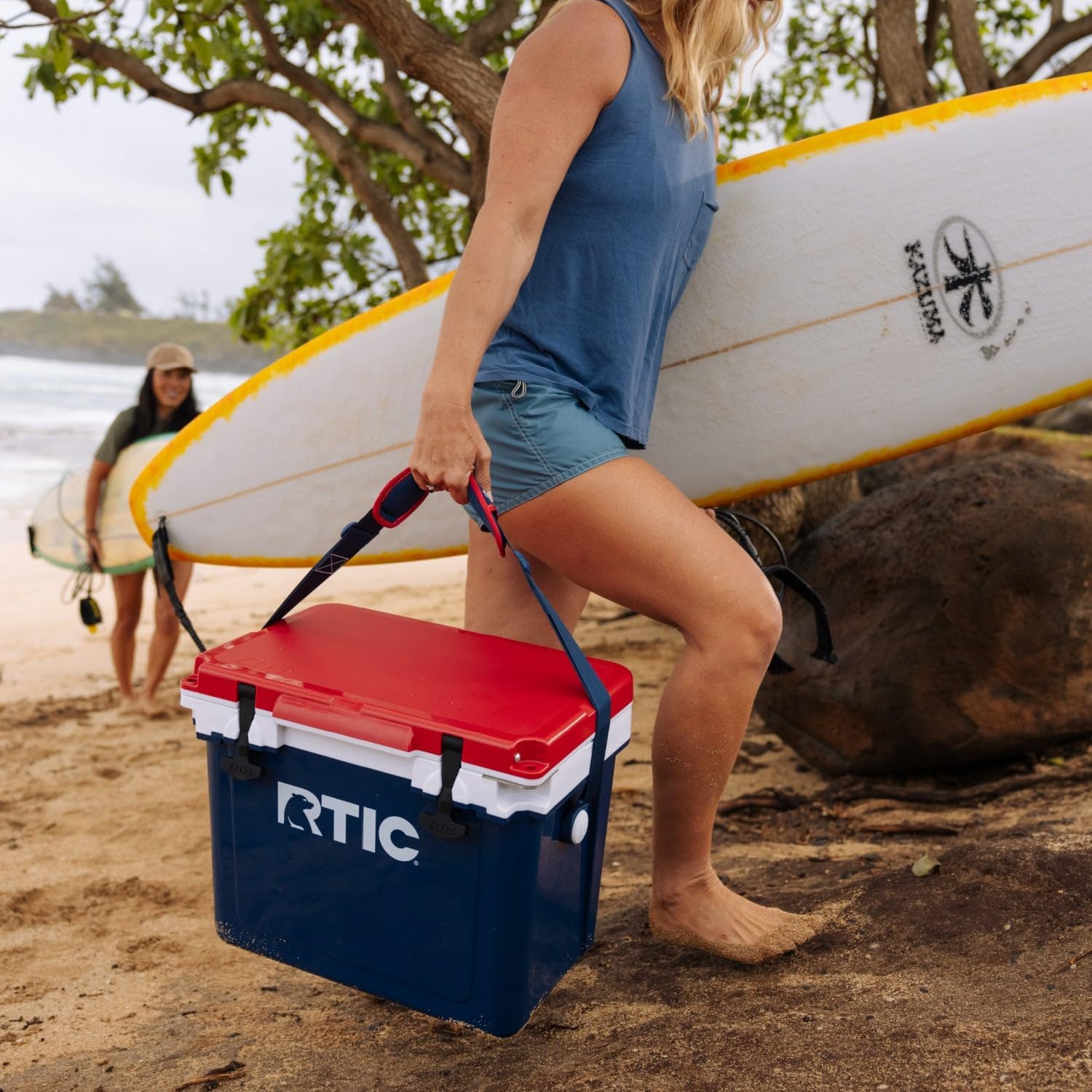 RTIC Ultra-Light Hard Cooler Insulated Portable Ice Chest Box for Drink, Beverage, Beach, Camping, Picnic, Fishing, Boat, Barbecue, 30% Lighter Than Rotomolded Coolers