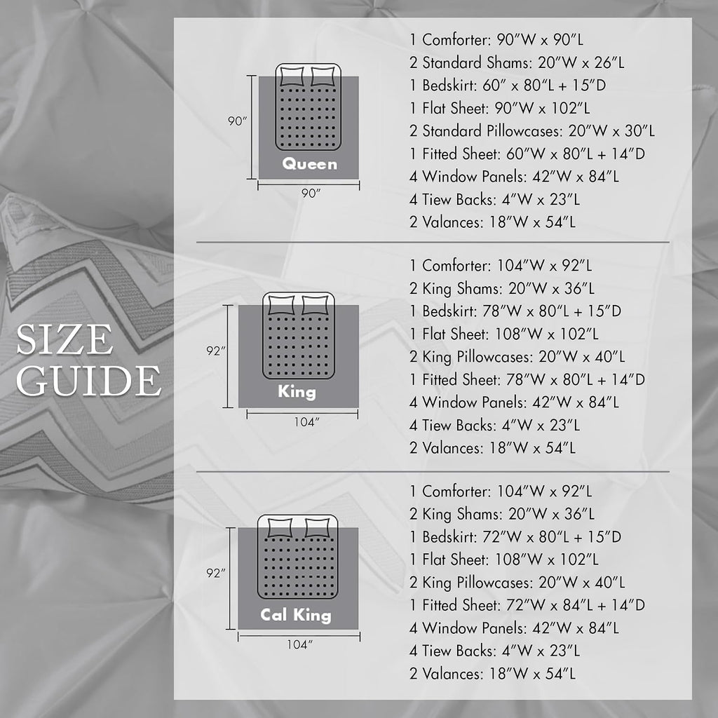 Madison Park Essentials Queen Comforter Set, 24 Piece Bedding With Matching Curtains, Decorative Pillows, Luxe Diamond Tufting , Room in a Bag Joella Collection, Plum Queen
