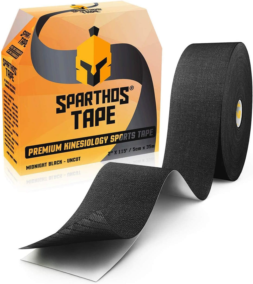 Sparthos Tape Color Bundle: Desert Beige + Electric Blue + Midnight Black [Uncut 115 ft. Roll] - Pack of 9