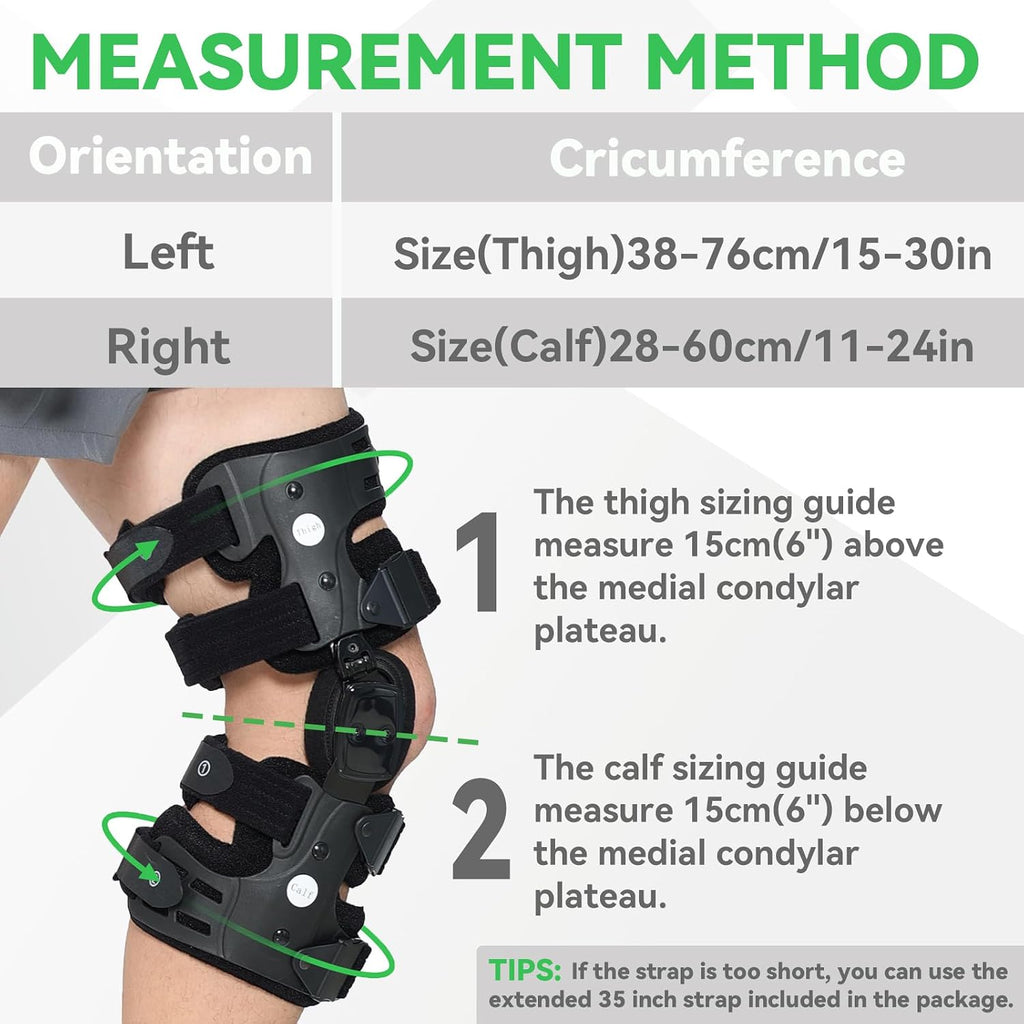 Orthomen Lateral Unloader Knee Brace for Osteoarthritis, Arthritis Knee Pain Relief, Bone on Bone Joint Degeneration Offloader L1851 L1843 with Built in Hex Key, Outside (Right)