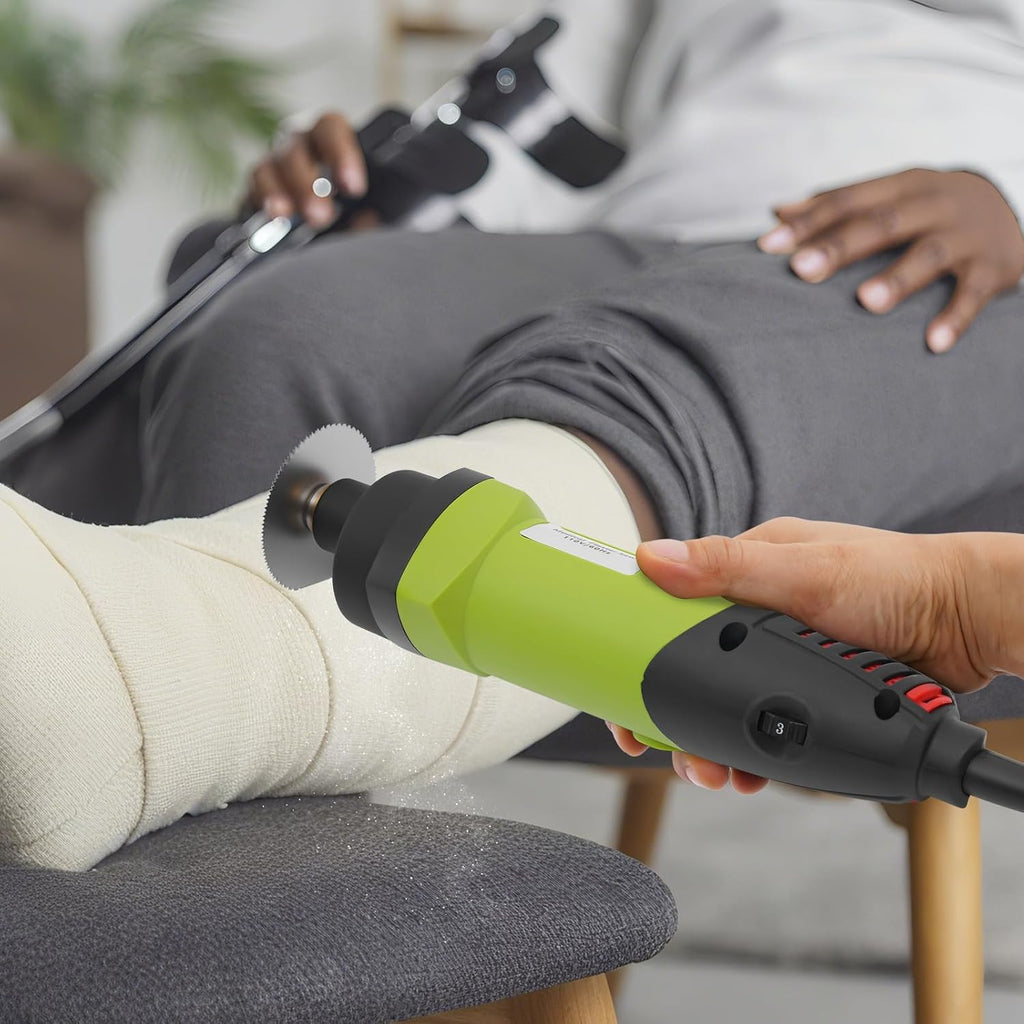 Medical Electric Plaster Saw Cast Cutter Cast Removal Saw, Electric Plaster Cutting Tool, Orthopedic PlasterSaw Sport Medicine Kit, 110V 6 Gearing 12500 Times/Min