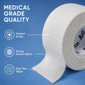 Athletic Tape – Case of 192 Rolls (1.5' x 10 Yards) | Bulk Sports Tape for Athletic Trainers, Teams, Physical Therapy & Gyms | Strong Adhesion, Latex-Free, Easy Tear, Rigid Support – White