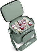 CORE Magnetic Leak Proof Soft Cooler with Waterproof Zipper | Insulated Bag Portable Ice Chest Box | Best Soft Cooler for Food & Beverages for Tailgating, Car Camping, Travel, and Family Beach Picnics