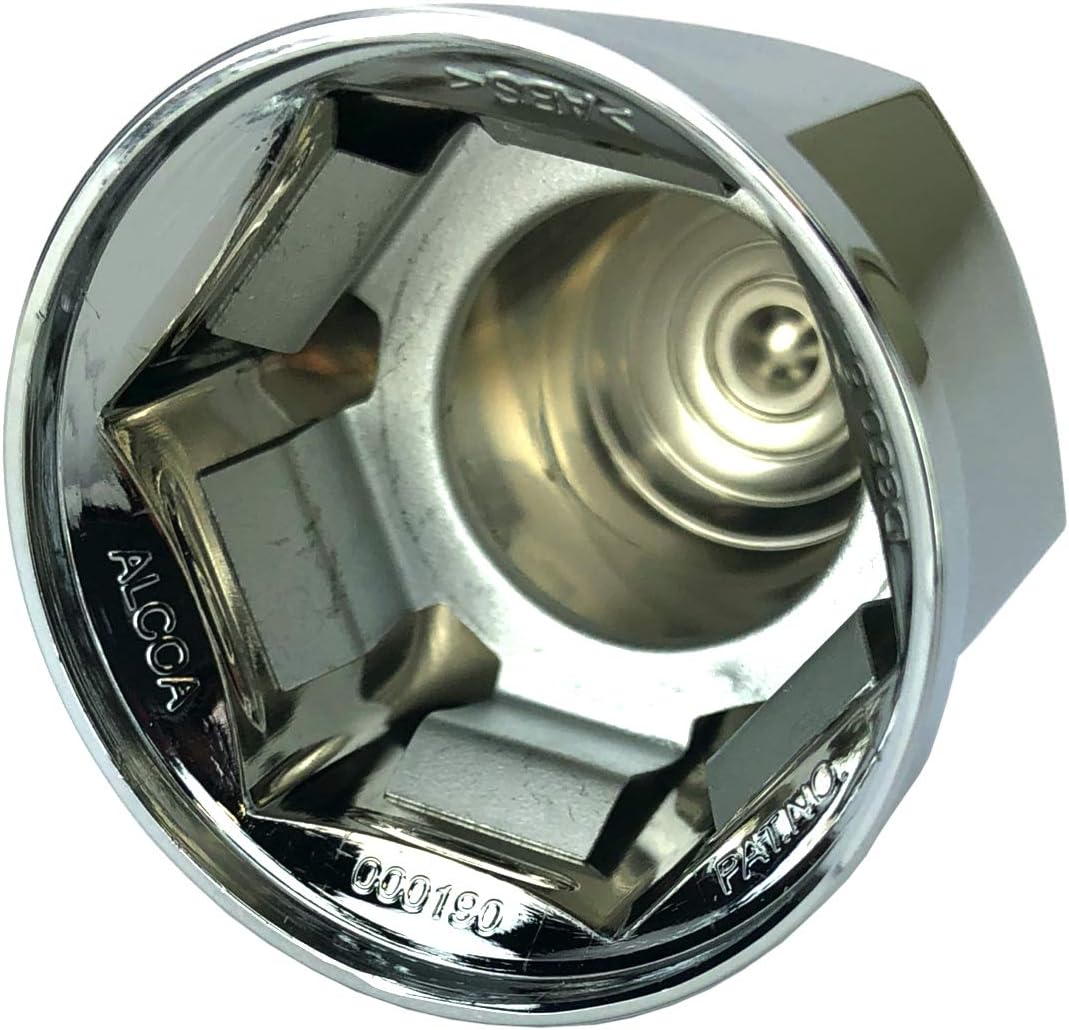 20 Pieces of 1 1/16 Push On Hex Flange Hug A Lug Nut Covers with Interior Metal Clip
