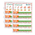 NineLeaf 120 Pcs Lever Wire Connectors Kit, 1/2/3/4/5 Port Combination, Push-in Electrical Wire Nuts AWG 28–12, Reusable Transparent Quick Connectors with Voltage Test Hole,9Set