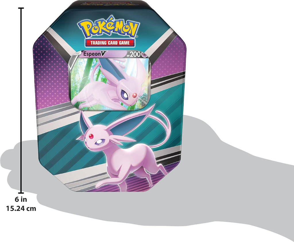 Pokémon TCG: V Heroes Tin Espeon (1 Foil Card & 4 Booster Packs),Single,Multicolor