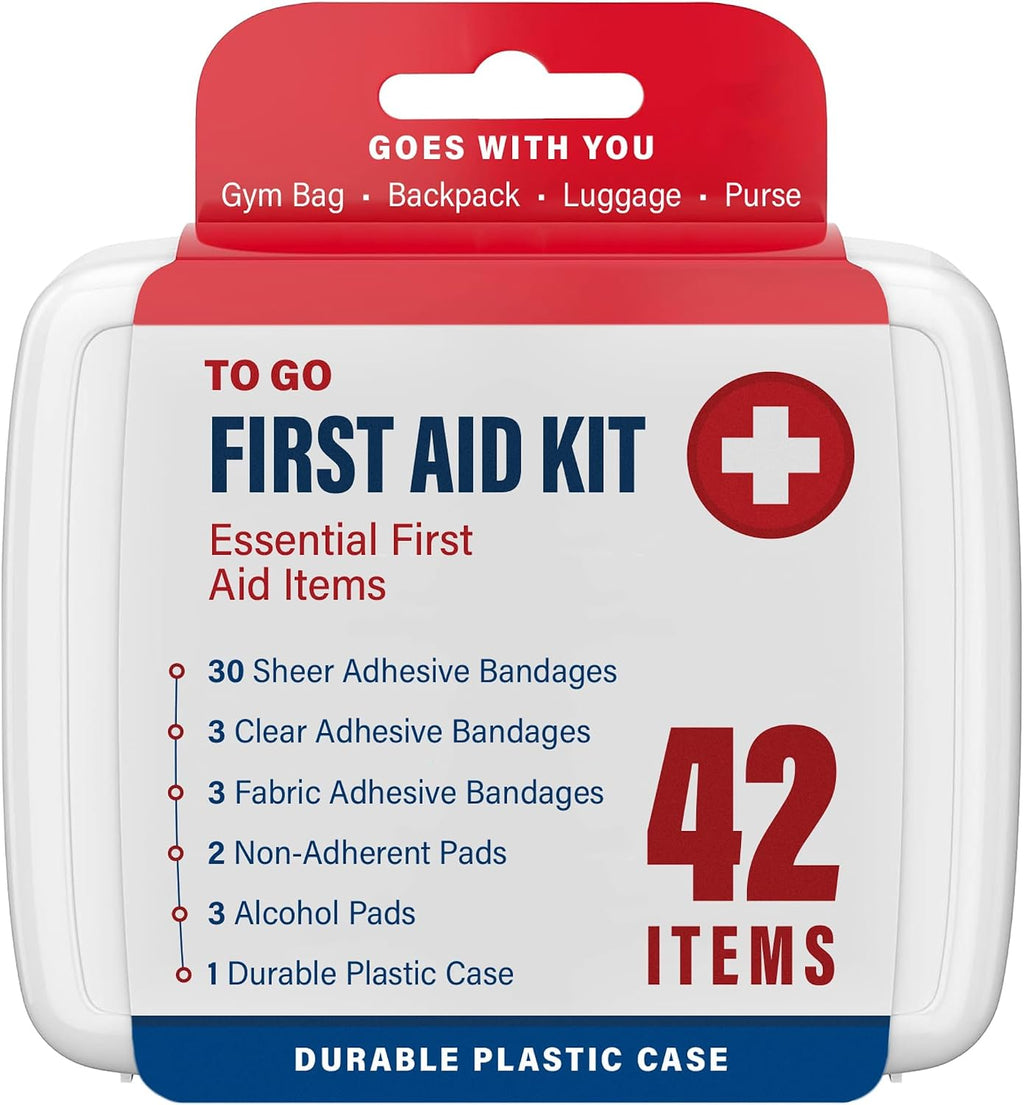 DecorRack 2000 Piece First Aid Kit, 48 Individual Boxes of 42 Items Each, First Aid Kits for Minor Cuts, Scrapes, Travel, Car, Home, Work, Field Trips or Camping (2000pcs, 48 Pack)