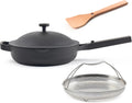 Our Place Always Pan 2.0 | 10.5' Ceramic Pan with Modular Lid, Steamer Basket & Spatula | Patented 10-in-1 Nonstick, Non-Toxic Cookware Made Without PFAS | Induction & Oven-Safe up to 450°F | Char