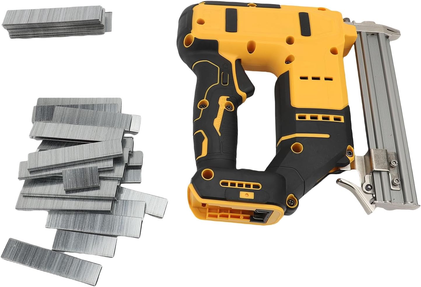 Naroote Brad Nailer Cordless 2 in 1, 1280W 20V Electric Staple Nail Gun with Comfortable Handle, Water Proof, Lightweight & Self Locking Switch for Woodworking, Carpenter