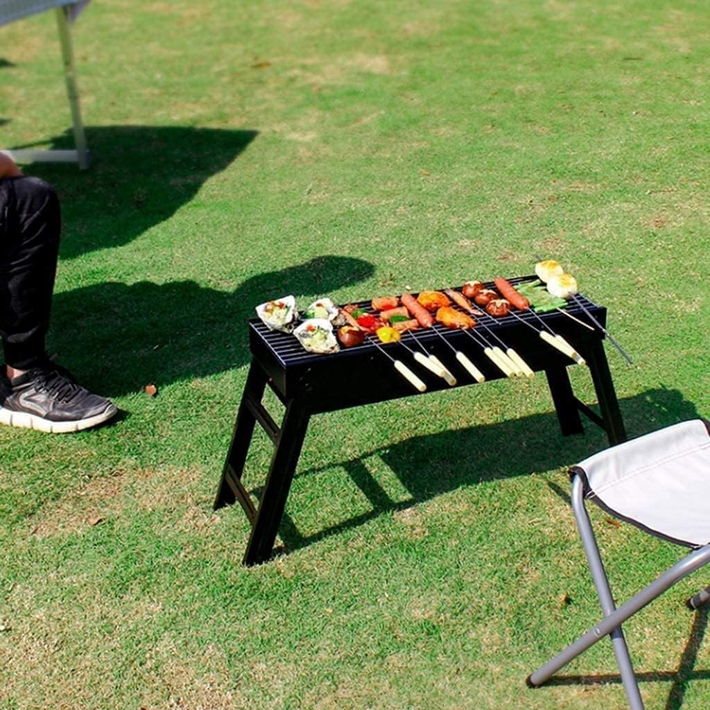 Bbq Grill Charcoal Grill Charcoal Stove BBQ Grill Tabletop Stainless Steel Portable Foldable Charcoal Grill For Outdoor Cooking Picnic Barbecue Grill Charcoal Griddle