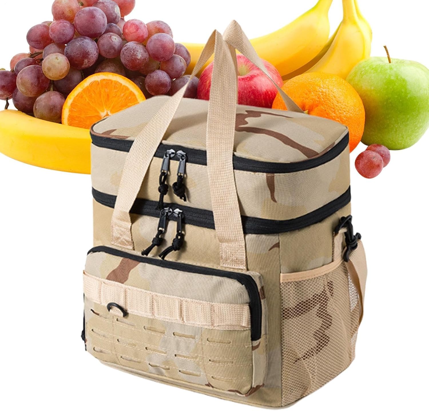 Cooler Bag - 19 Liter Takeaway Lunch Ice Box Insulated Waterproof Bags | for Outdoor Fishing Car Truck Camping Pool Work Road Trip G