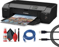 Canon imagePROGRAF PRO-310 Wireless Inkjet Printer | 13' Borderless Photo Printing | Lucia PRO II Pigment Ink | for Fine Art & Photography (6858C002) + Cleaning Kit + Printer Cable + Ethernet Cable