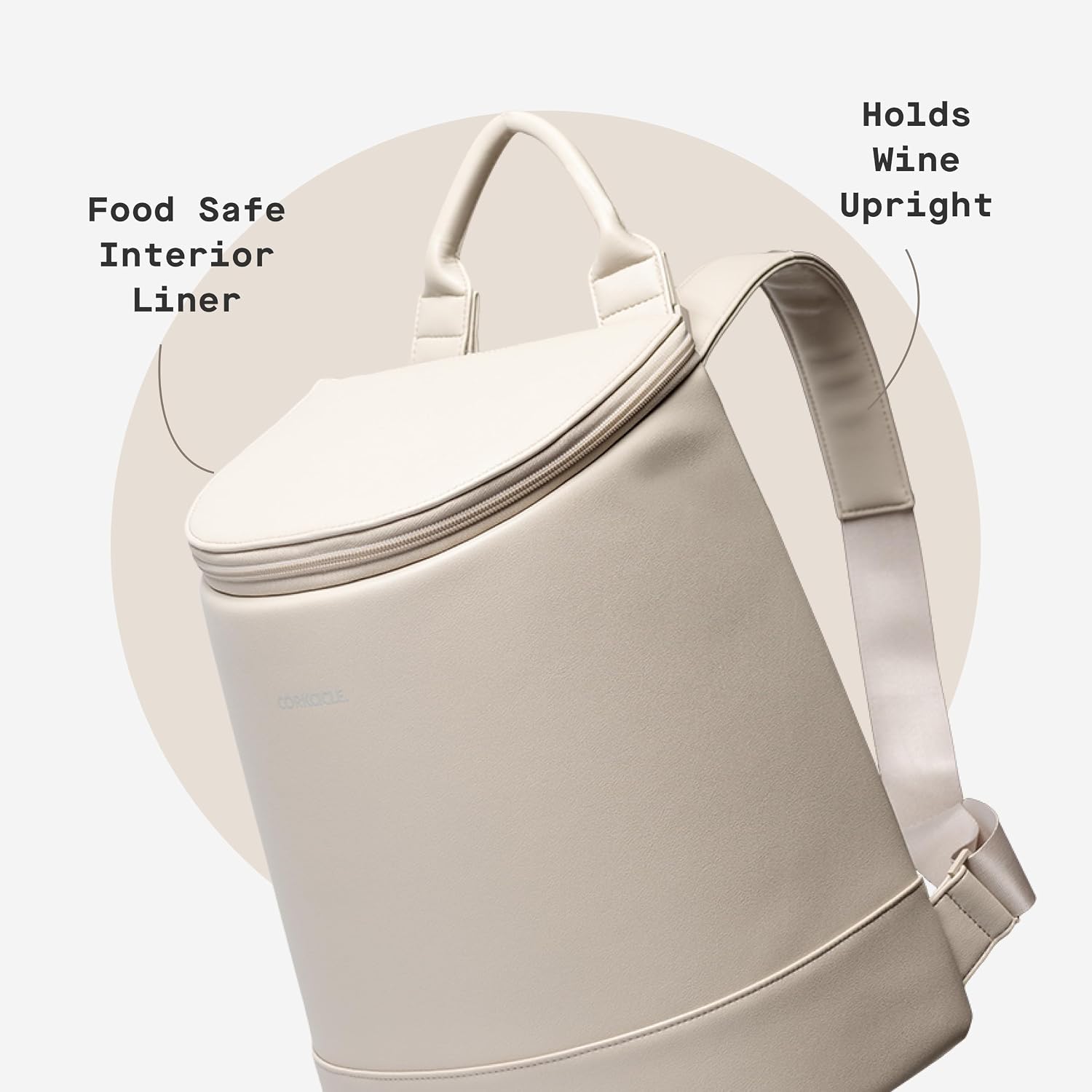 Corkcicle EOLA Cooler Backpack, Waterproof and Leak Proof Insulated Bag, Perfect for Wine, Beer, and Ice Packs