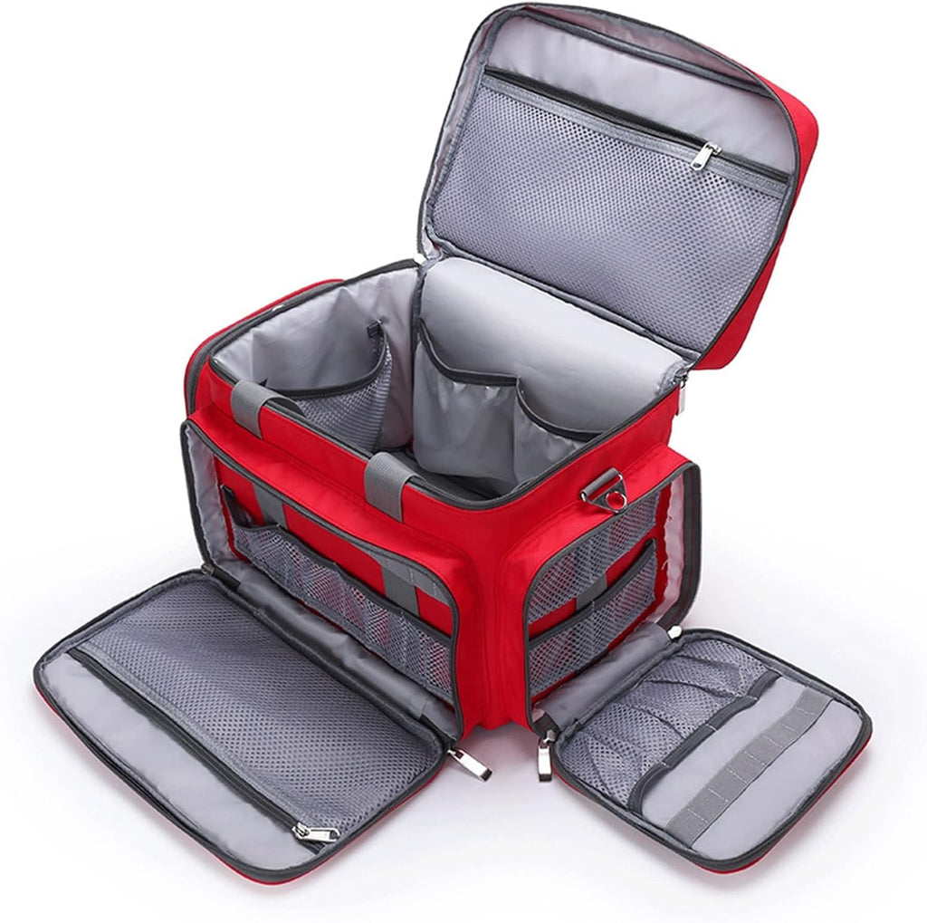 Empty First Aid Bag, Emergency Storage Portable Medicine Responder for Home Health Care, Travel