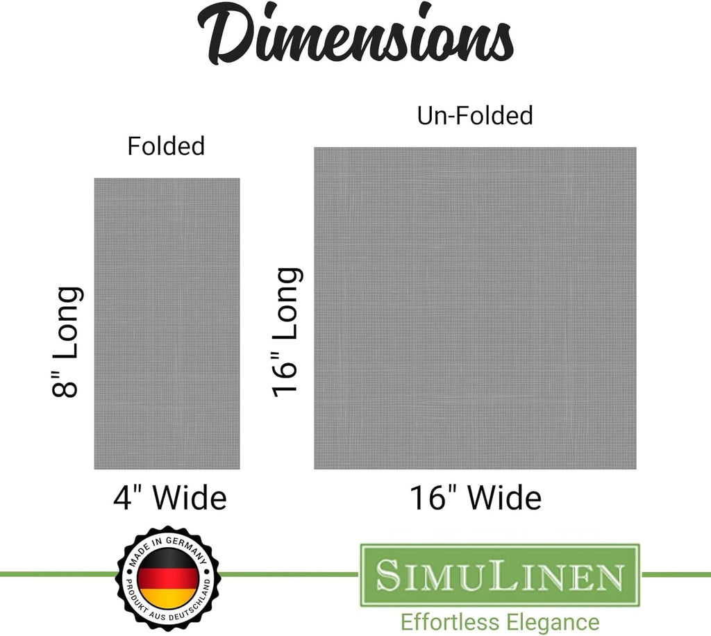 SimuLinen Gold Linen Feel Disposable Dinner Napkins - Cloth-Like Kosher Napkins for Celebrations, Weddings, and Showers, 16'x16', Box of 300