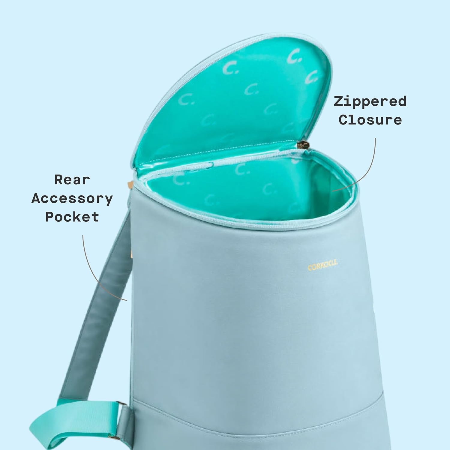 Corkcicle EOLA Cooler Backpack, Waterproof and Leak Proof Insulated Bag, Perfect for Wine, Beer, and Ice Packs