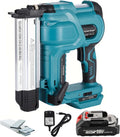 2-in-1 Brad Nailer & Staple Gun with 2000mAh Battery and Charger,Nail Gun Battery Powered, Up to 2 Inch, Tool-Free Jam Release for Woodworking,Upholstery