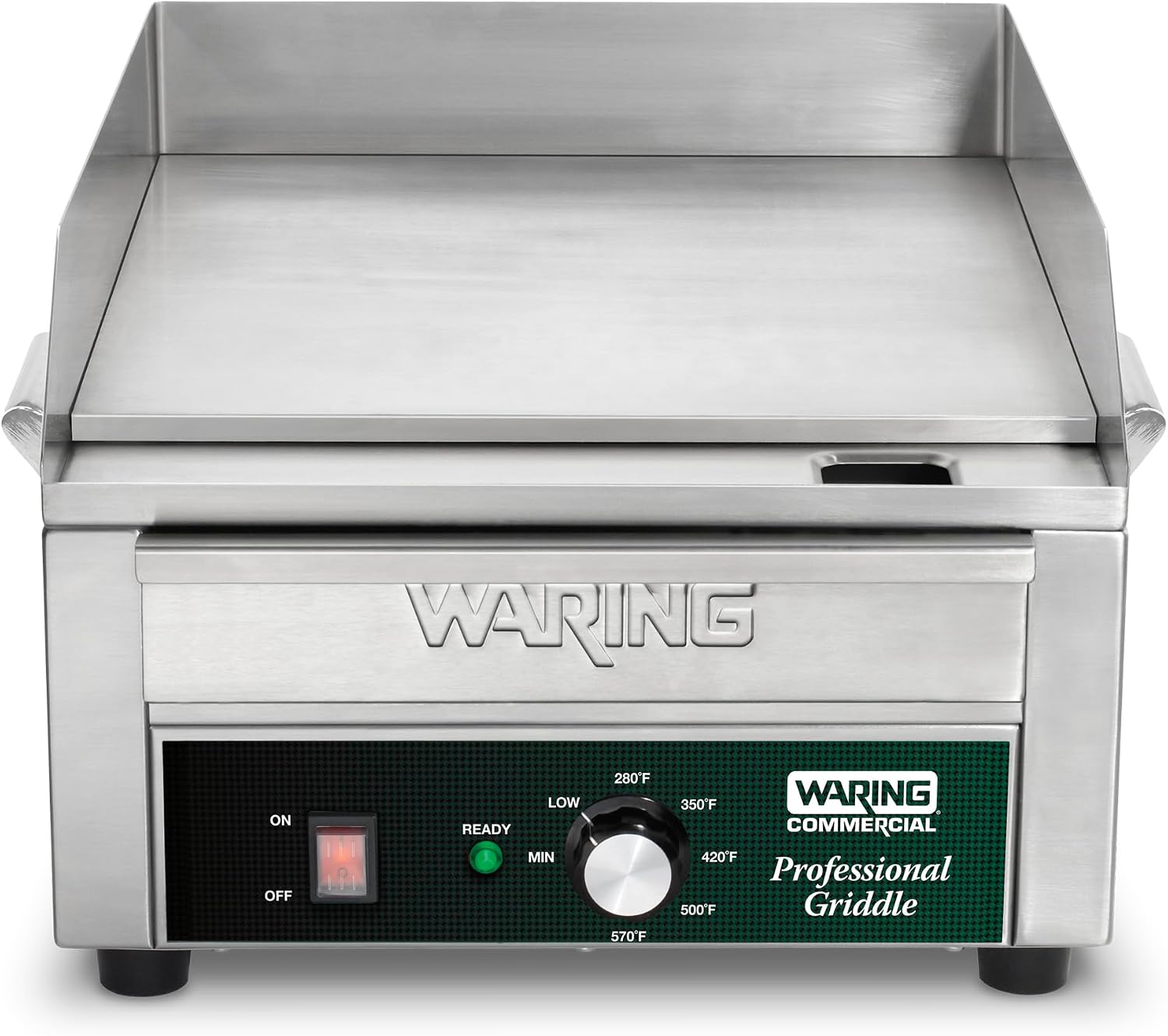 Waring Commercial Electric Countertop Griddle, 14' x 16' Cooking Surface, Professional Flat Top, NSF Certified for Commercial Kitchens & Restaurants, WGR140X
