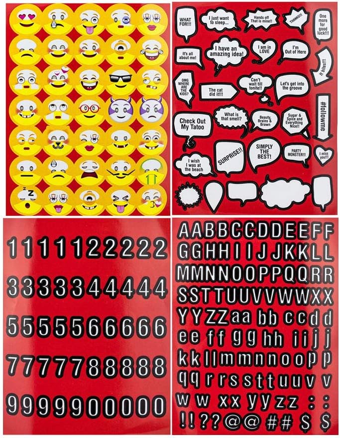 ITOYA 18 x 24 inches Original Art Presentation Book/Portfolio- for Art, Photography, and Documents - Pack of 2 + Scrapbooking Stickers 4 Pages of Emojis, Quotes, Letters & Numbers