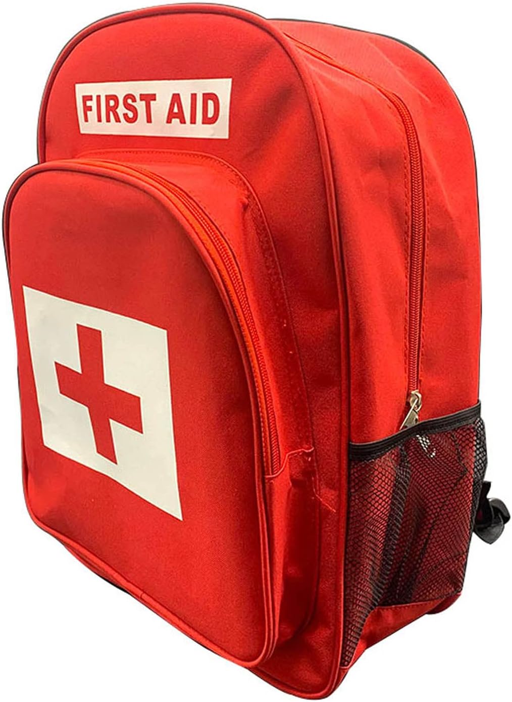 Large Haversack Bag First Aid Kit, First Aid Kit Haversack Bag, Hard Protective Large Medicine Storage Case with Portable Shoulder Strap for Home Car Travel Camping and Outdoor Activities
