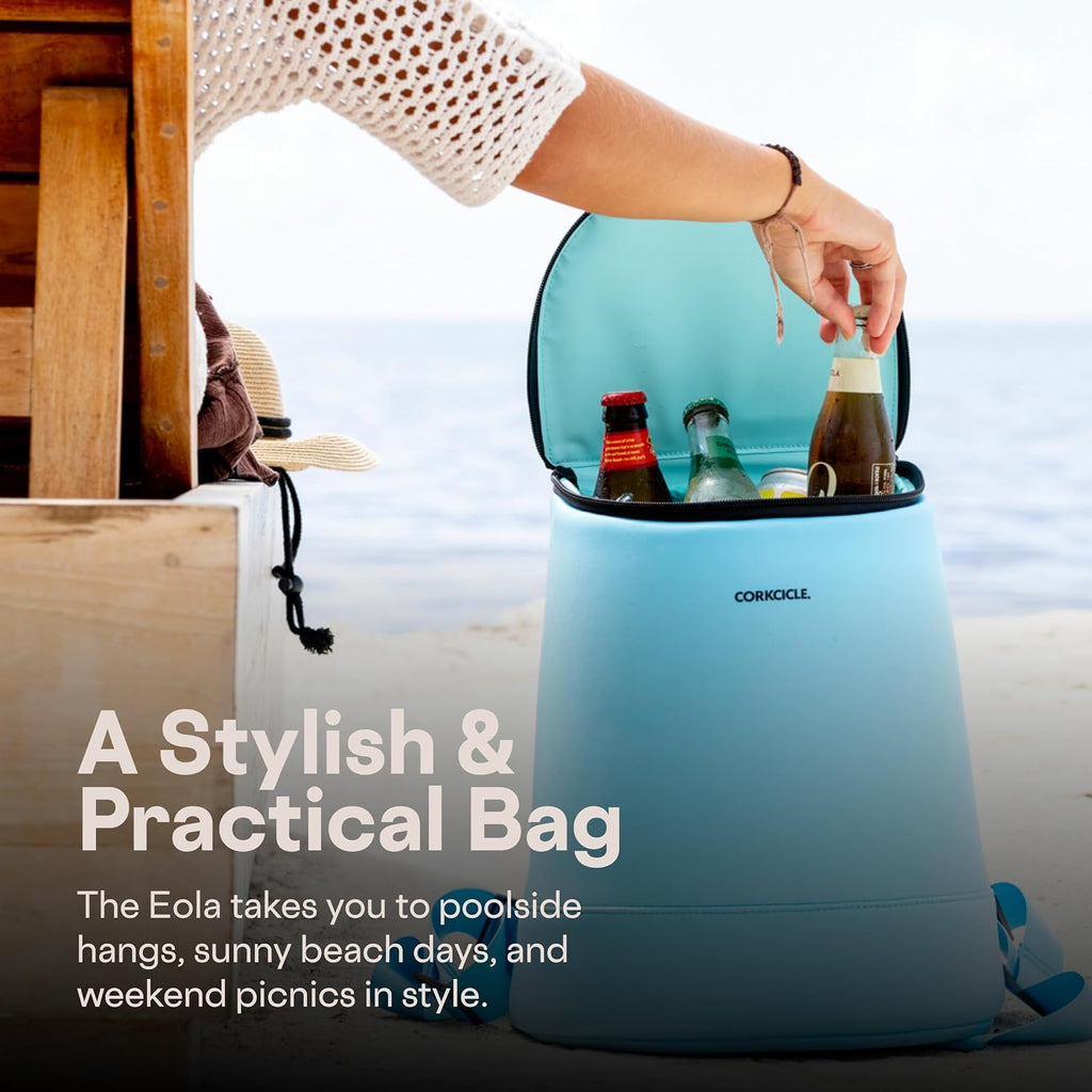 Corkcicle EOLA Cooler Backpack, Waterproof and Leak Proof Insulated Bag, Perfect for Wine, Beer, and Ice Packs