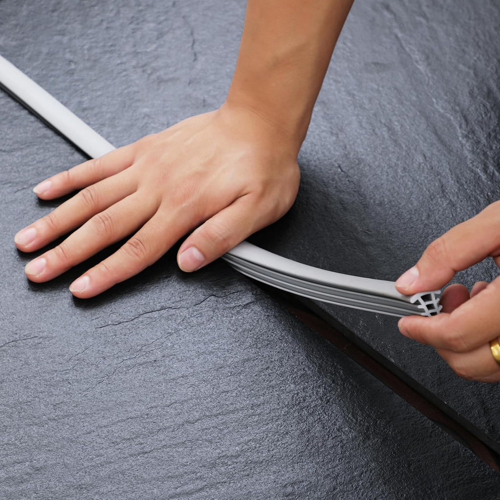 Flexible EPDM Rubber Strip (100 ft Long and 1 inch Wide) for Concrete Crack Repair and Replacement - Weather and Aging Resistant Expansion Joint Filler for Driveways and Sidewalks