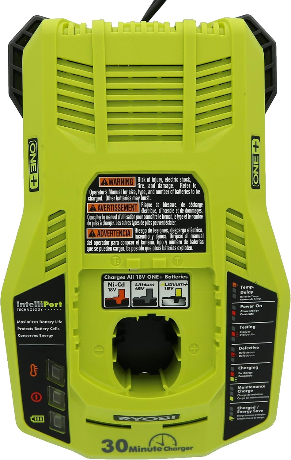 Ryobi 3 Piece 18V One+ Airstrike Brad Nailer Kit (Includes: 1 x P320 Brad Nailer, 1 x P102 2AH 18V Battery, 1 x P117 IntelliPort Dual Chemistry Battery Charger) (Renewed)