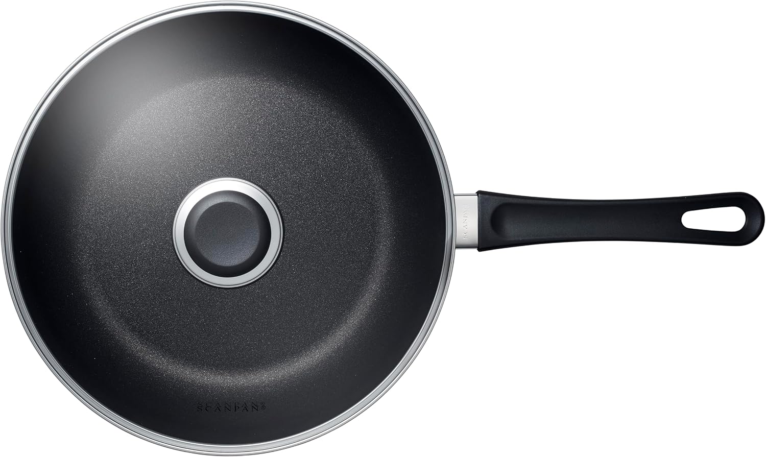 Scanpan Classic 4 quart (10 1/4 inch) Nonstick Deep Saute Pan with Lid – Compatible with Gas and Electric Stovetops, Metal Utensil Safe, Oven Safe to 500°F, Dishwasher Safe