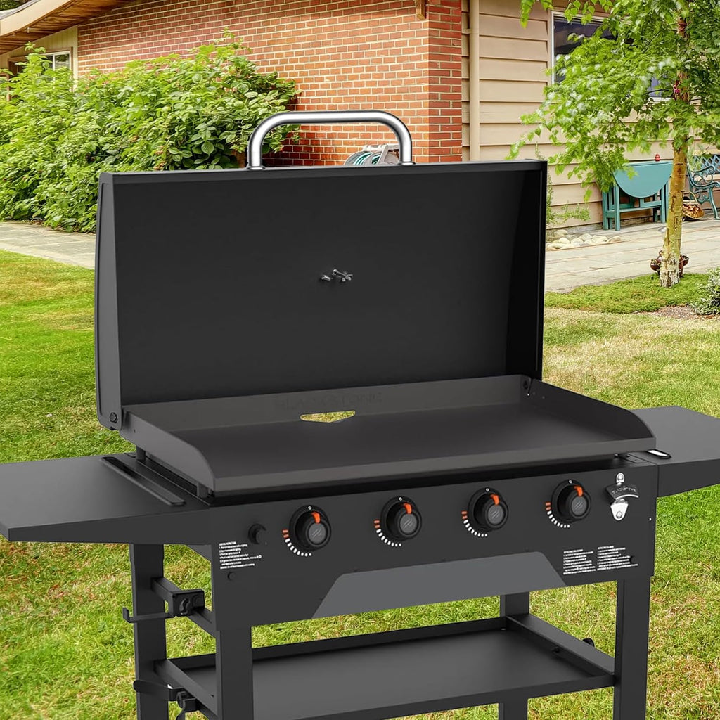 Upgrade Hinged Lid for Blackstone 1554 36 Inch Omnivore (2024 Model), Griddle Hood Flat Top Lid for Blackstone 36' 5856 Griddle Lid 2210 2177 Griddle Hood for 5856 Omnivore 36' Griddle
