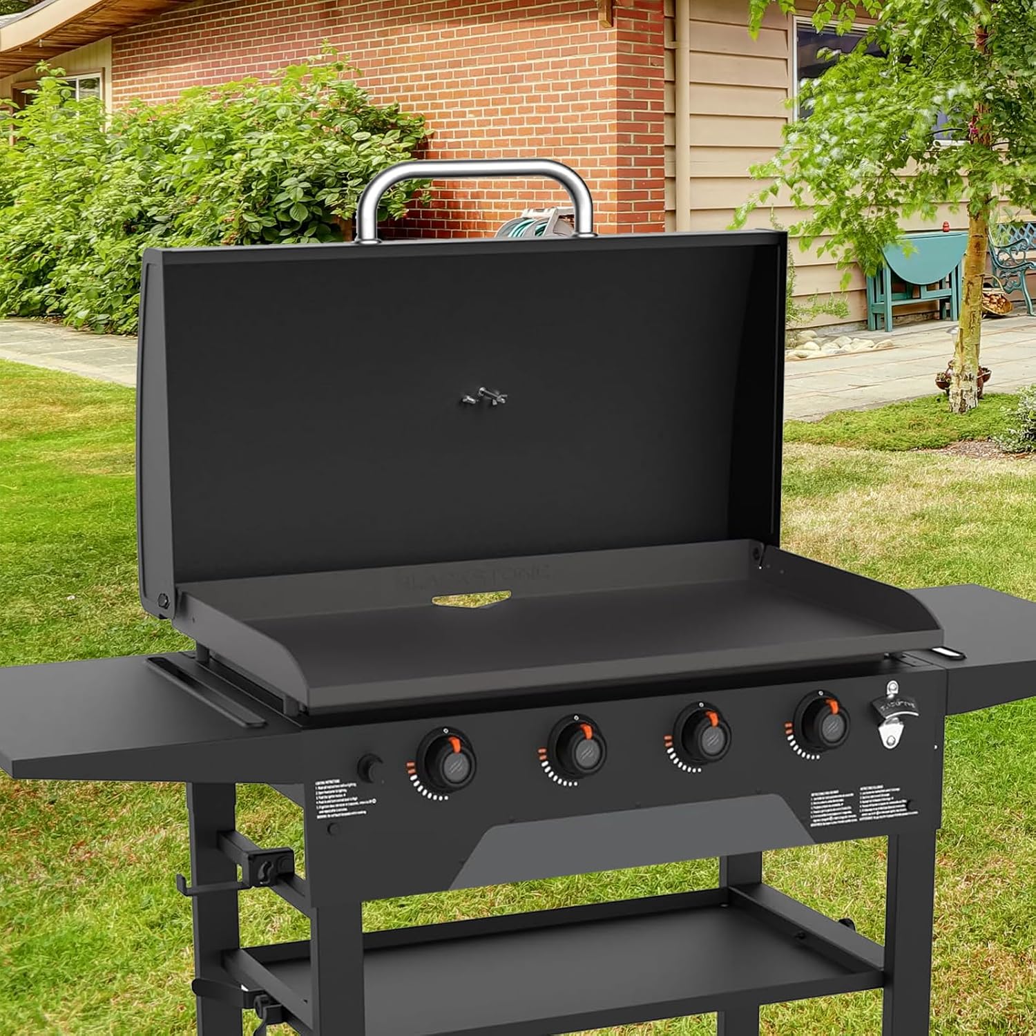 Upgrade Hinged Lid for Blackstone 1554 36 Inch Omnivore (2024 Model), Griddle Hood Flat Top Lid for Blackstone 36' 5856 Griddle Lid 2210 2177 Griddle Hood for 5856 Omnivore 36' Griddle