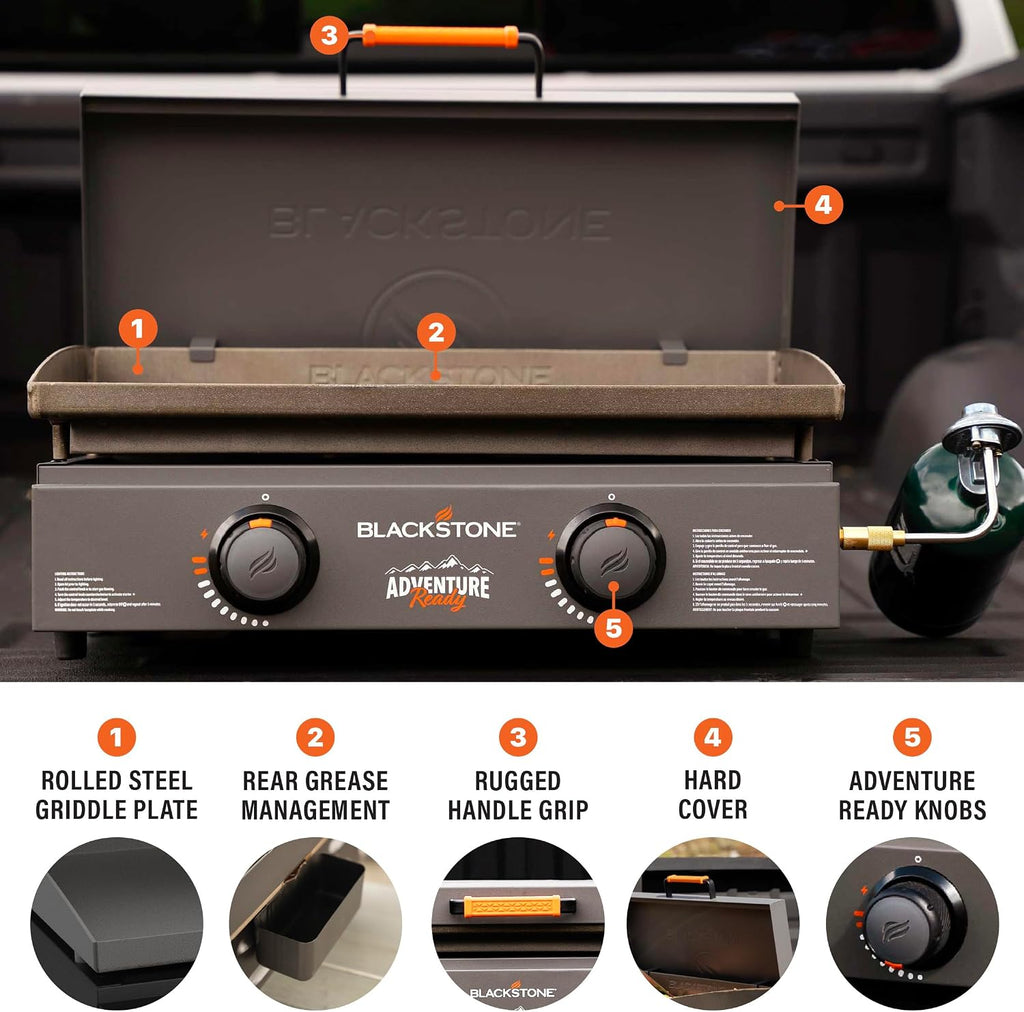 Blackstone 2305 Adventure Ready 22' Griddle, Smoky Mountain Grey