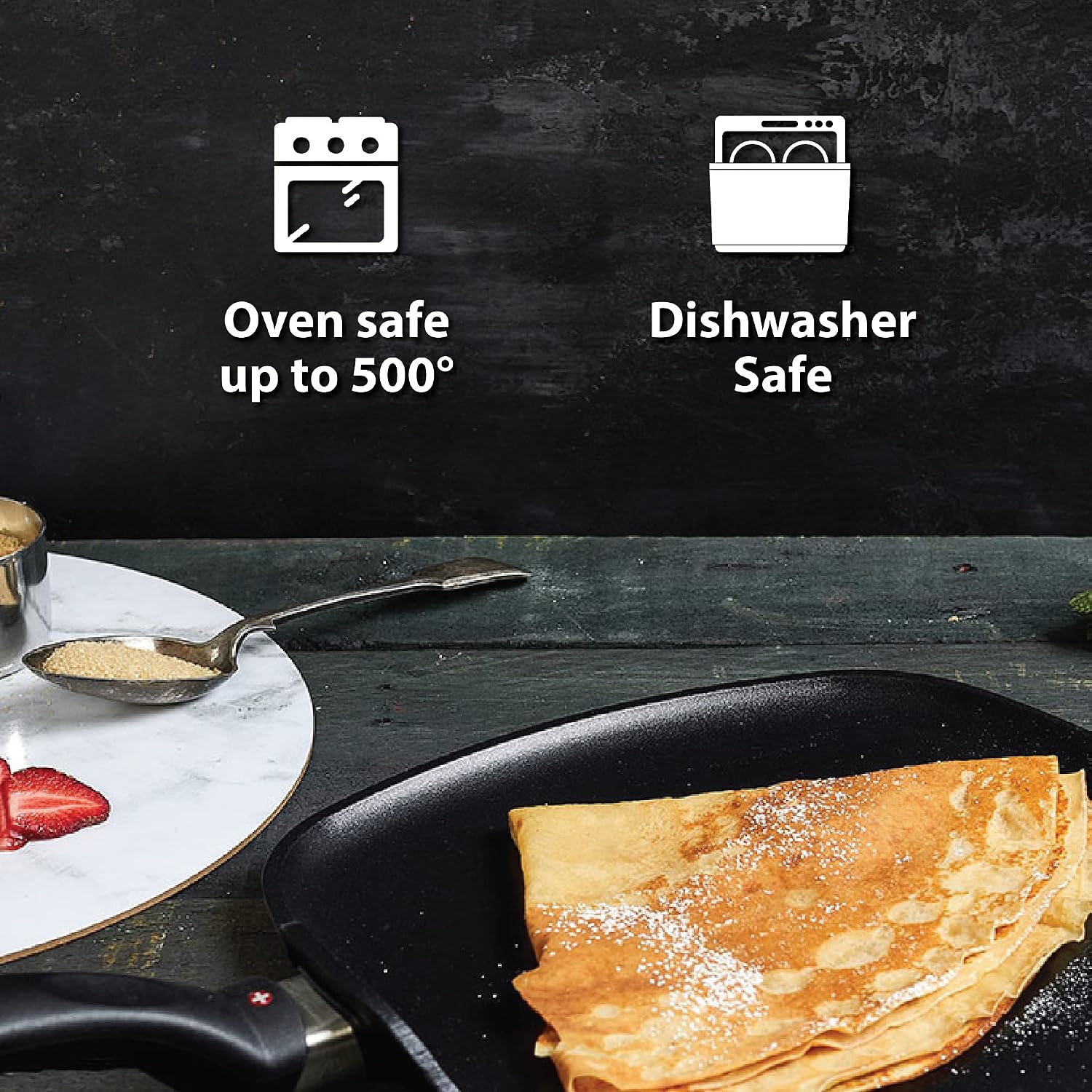 Swiss Diamond 10.25' (3.8 Qt) Saute Pan HD Nonstick Diamond Coated Aluminum Dishwasher Safe and Oven Safe Grey