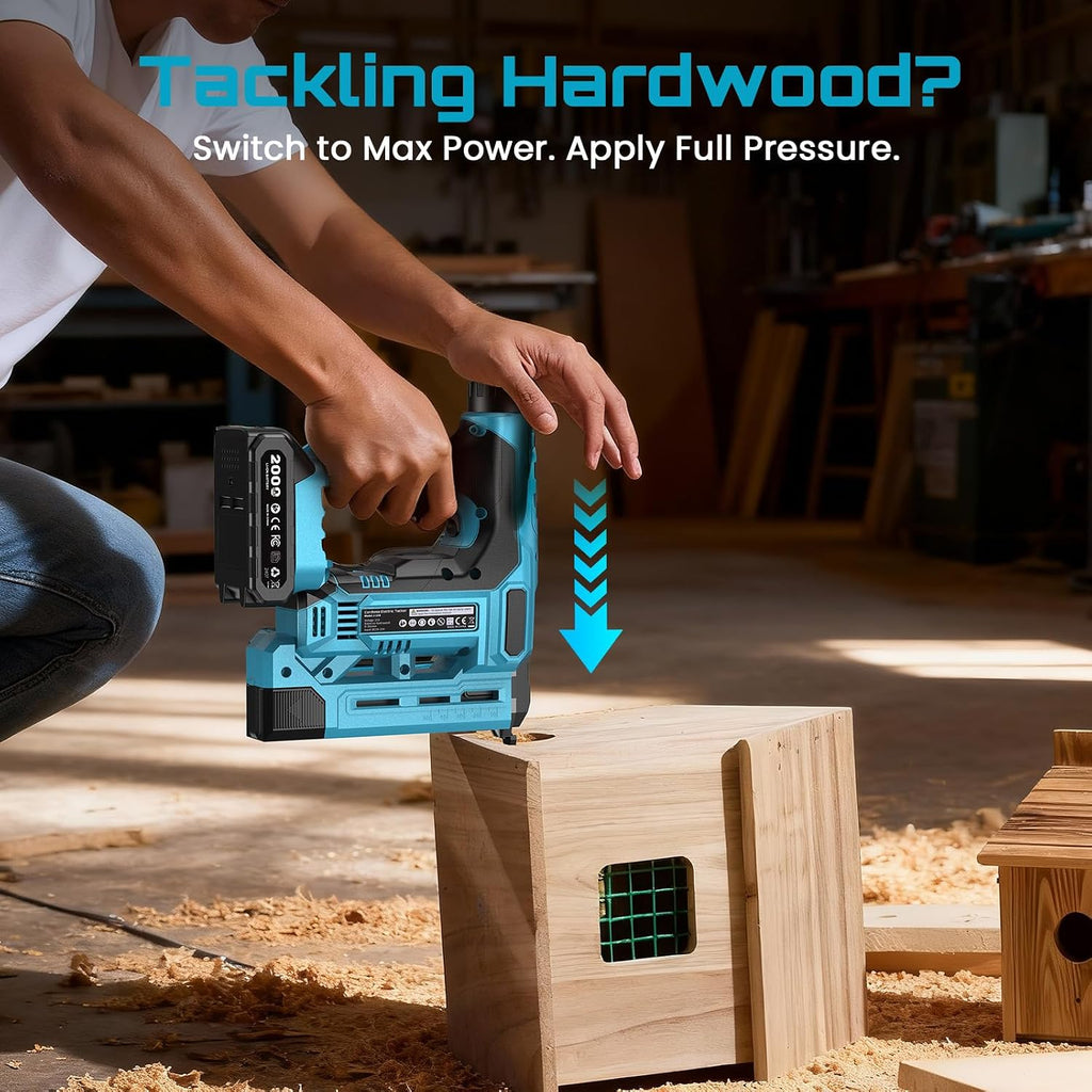 SEESII Bundle Deal 18 Gauge Cordless Brad Nailer + Cordless Brushless Jig Saw for Wood