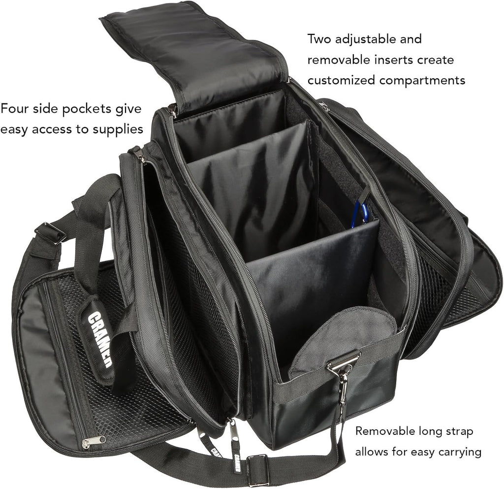 Cramer Tuf-Tek Kits for Athletic Trainers, Portable Athletic Training Kit for Team Travel, Bag Holds AT Supplies for Athlete Injuries, Storage for Tape, Scissors, and Ice Packs, Tuf-Tek Pro