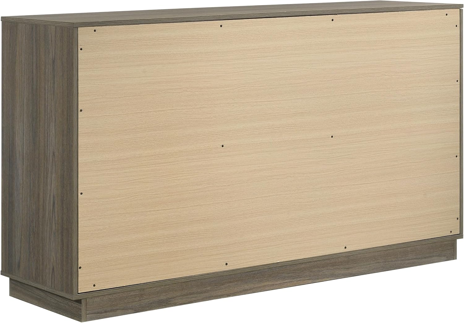 Coaster Home Furnishings Fenwick Contemporary 5-Piece Bedroom Set Eastern King Size Bookcase Bed Frame 48-inch Headboard Grey Oak/Almond 224981KE-S5