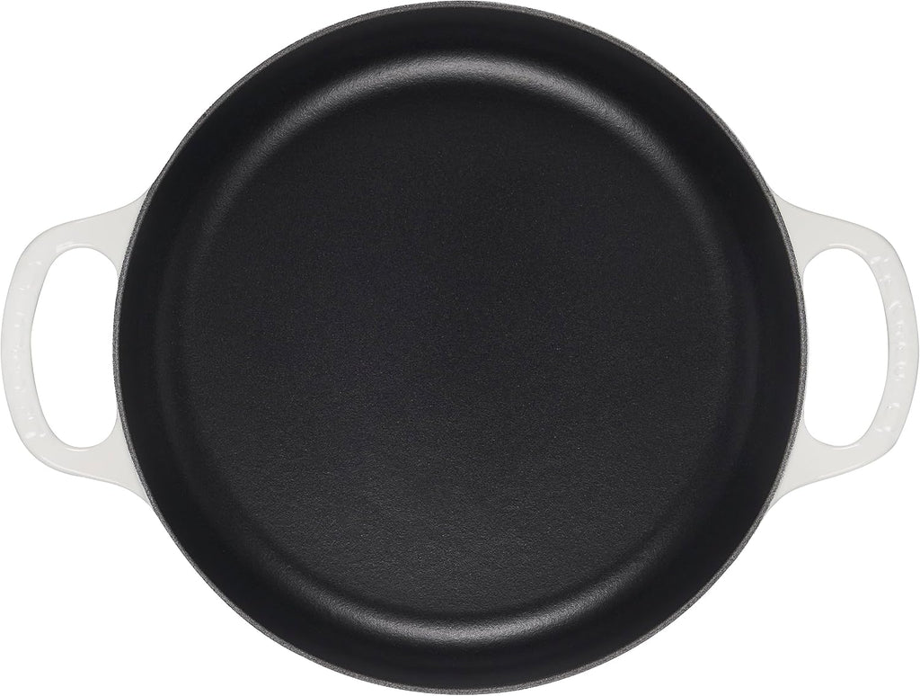 Le Creuset Signature Cast Iron Everyday Pan, 11', White