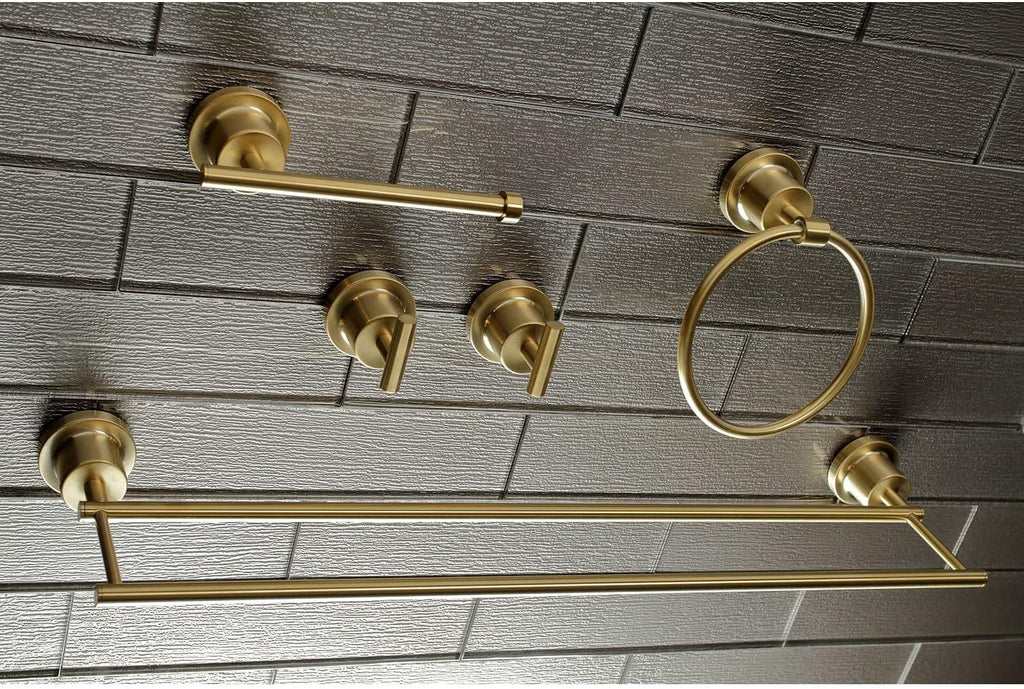 Kingston Brass BAH8213478PN Concord 5-Piece Bathroom Accessory Sets, Polished Nickel