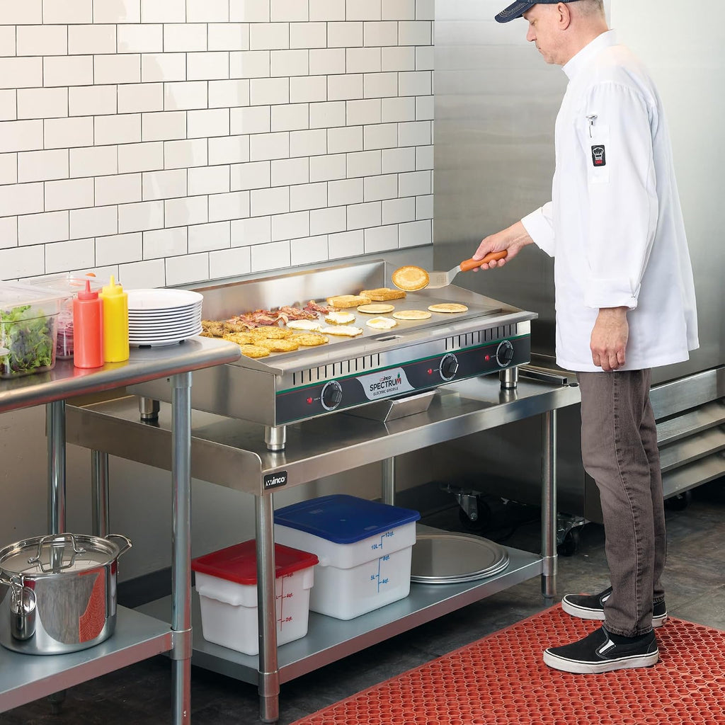 Winco Commercial-Grade Electric Griddle, 36'
