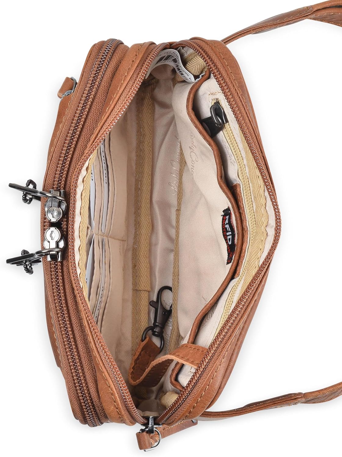 Leather Concealed Carry Kailey Purse Pack by Lady Conceal