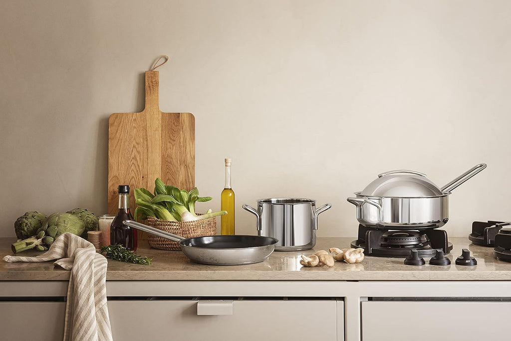 Eva Trio Sauté pan Diameter 24 cm, Steel line, Recycled Steel, Stainless Steel