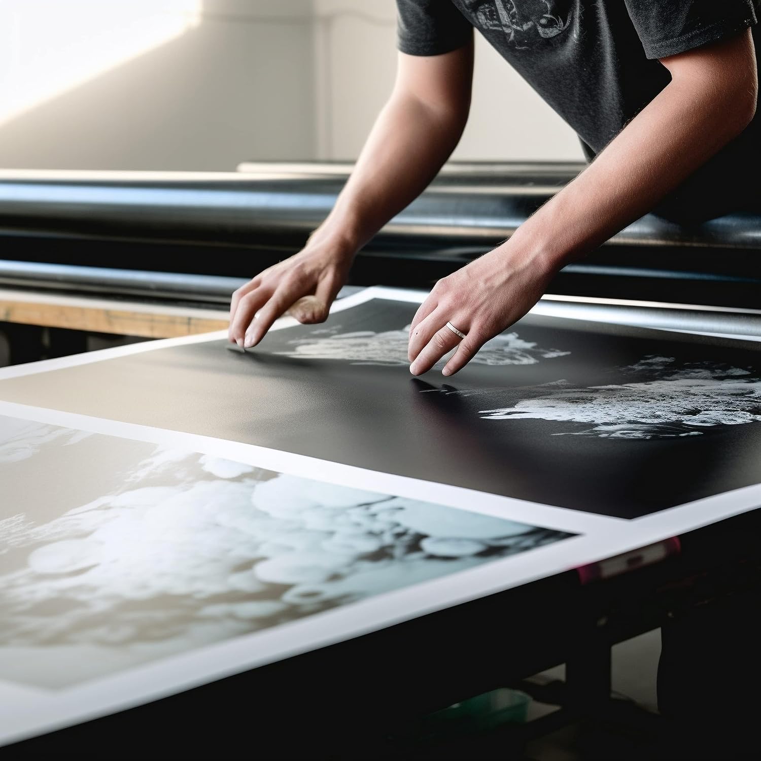 Premium Polyester Canvas Roll, Quick Dry, Wide Format Inkjet Printer Compatible, Perfect for Fine Art, Photography, Giclée Printing, Archival Quality Prints. (44' x100' Glossy ECO-Solvent Polyester)