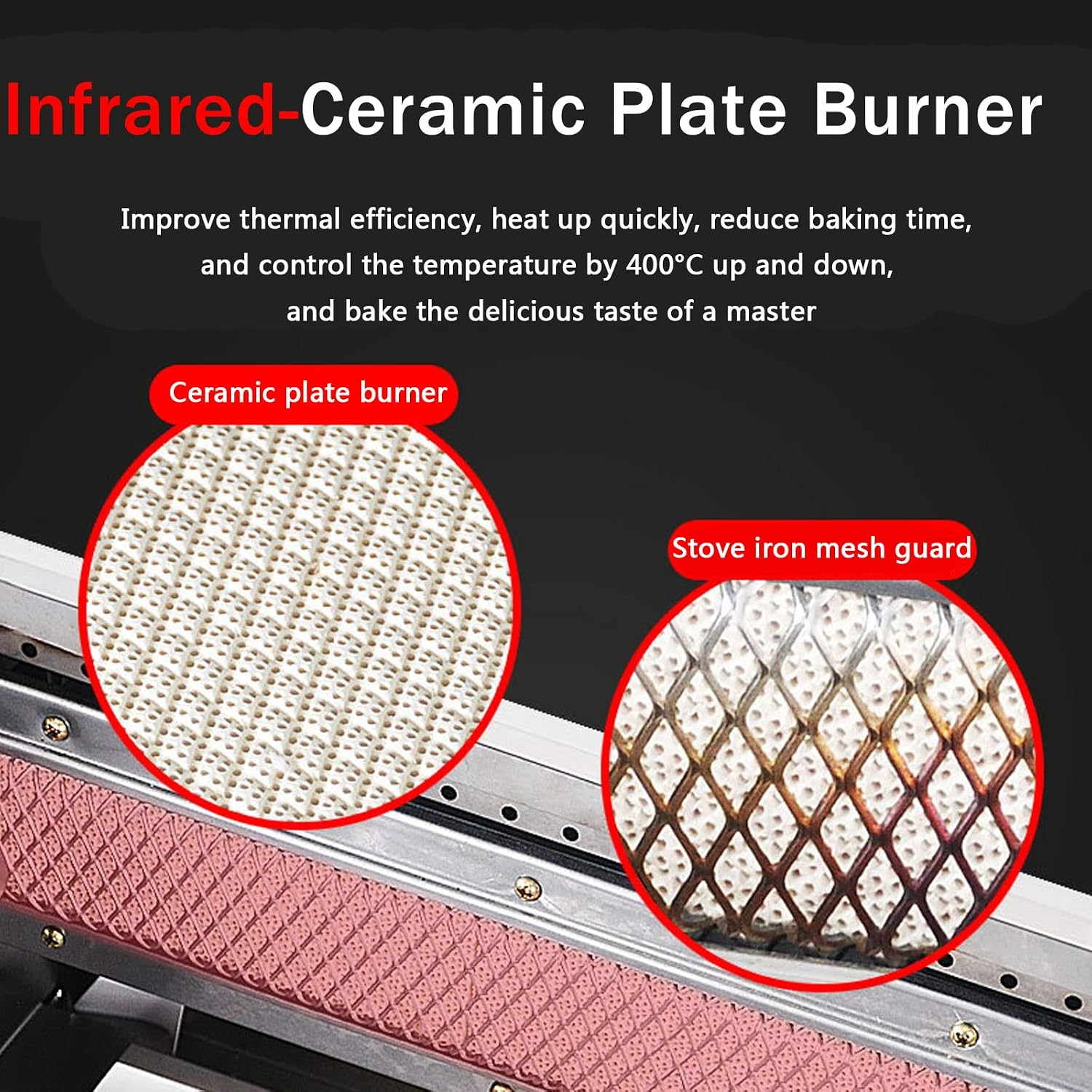 Table Top Portable Gas BBQ Grill, Gas BBQ Grill for Indoor and Outdoor Use, Table Top Griddle, Coating Grill Surface 41x23 cm, Removable Grease Tray, for Picnic Camping Garden Terrace Beach